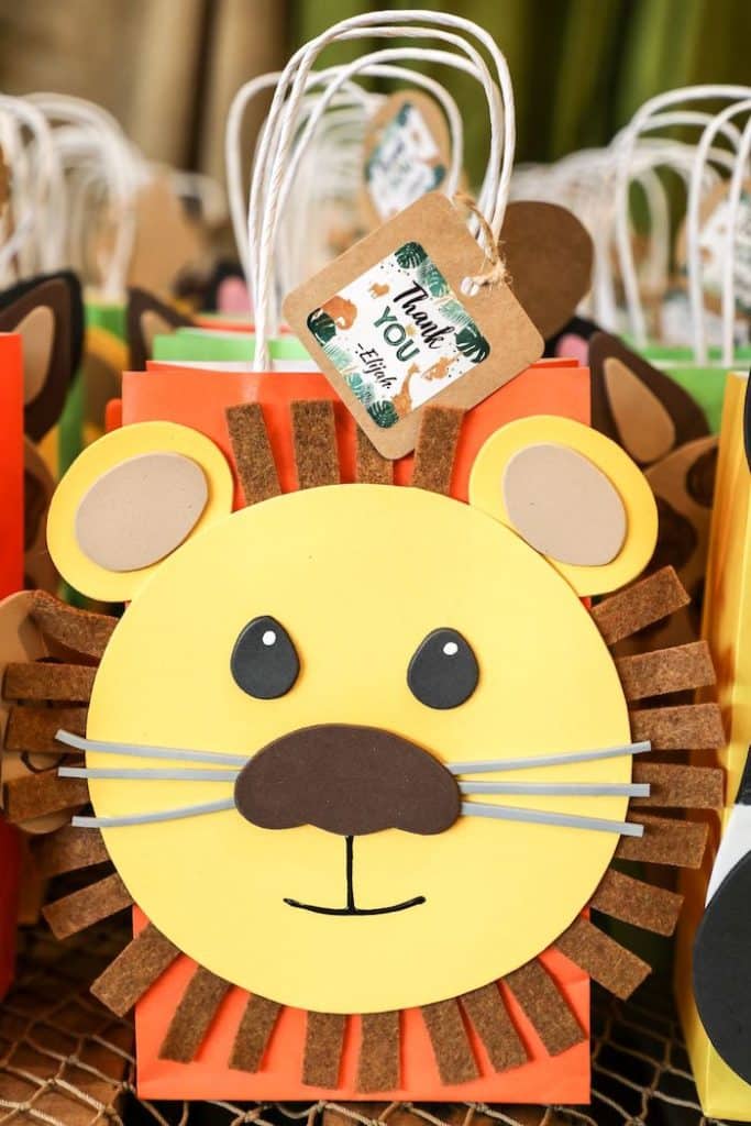 Safari Birthday Party Favors