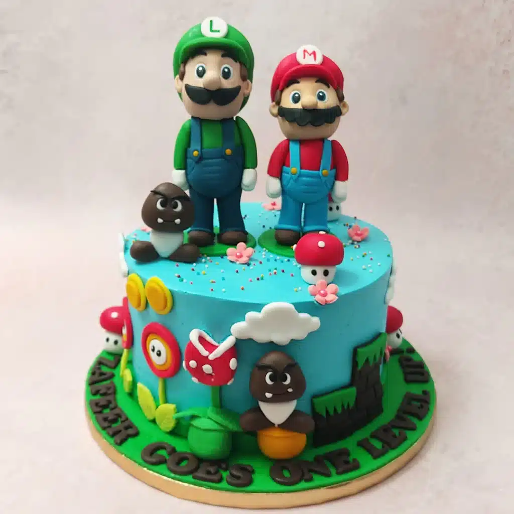 Super Mario Birthday Cakes