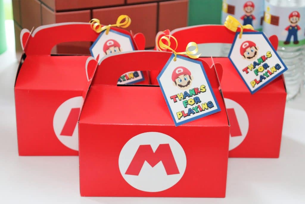 Super Mario Birthday Favors