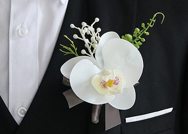 Orchid Boutonniere Ideas