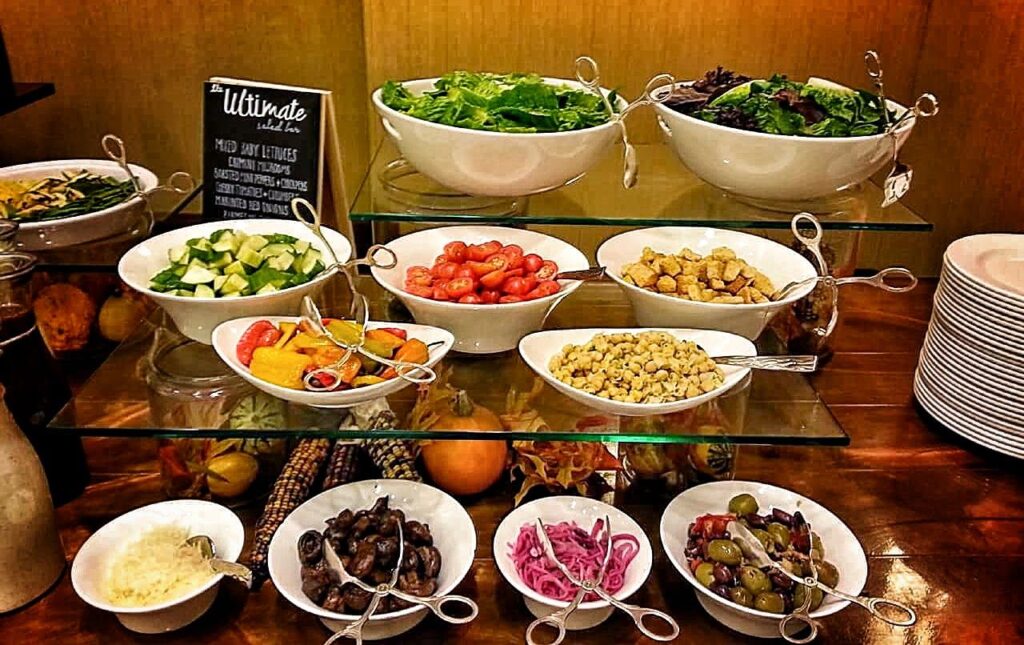 Wedding Catering Food - Salad Station