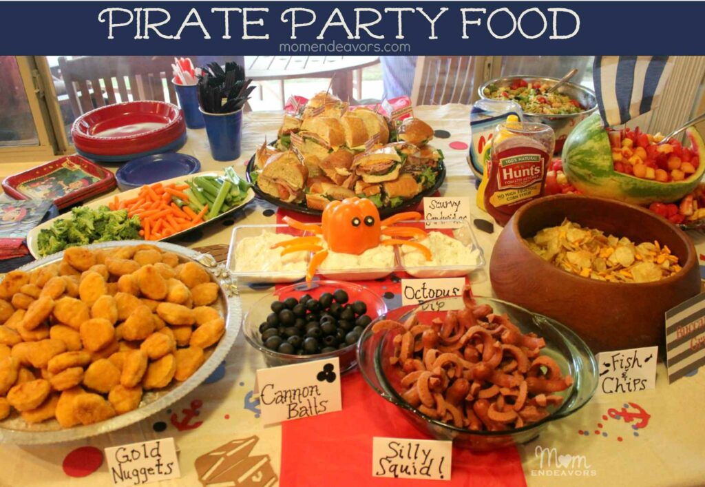 Pirate Birthday Party Food