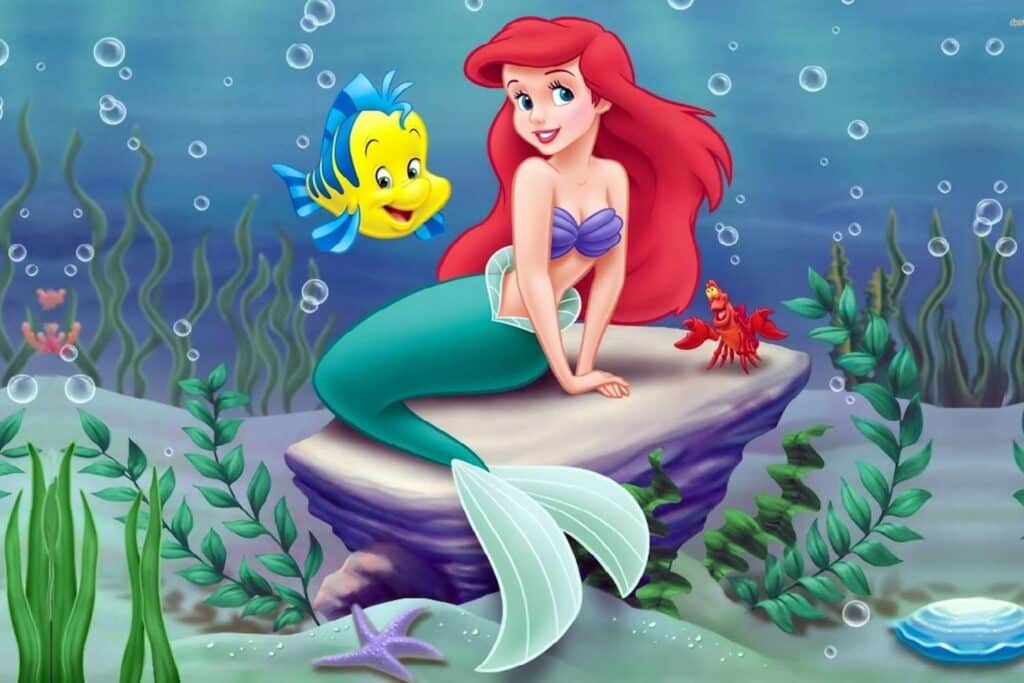 Ariel and Flounder