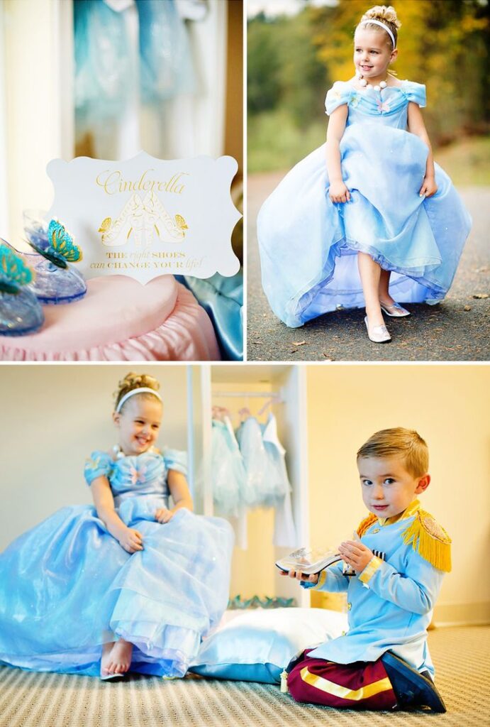 Cinderella and Prince Charming Birthday Party Costume