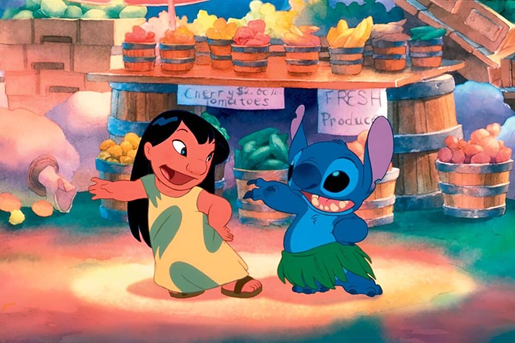 Lilo and Stitch dancing