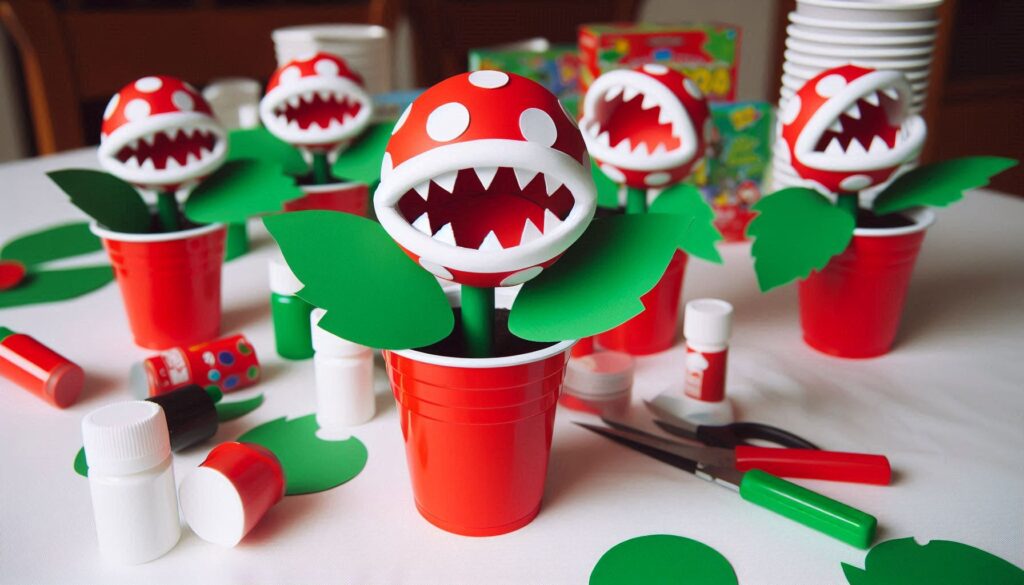 DIY Super Mario Piranha Plants