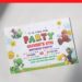 Super Mario Gamer Birthday Invitation