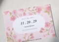 Japanese Sakura Wedding Invitation