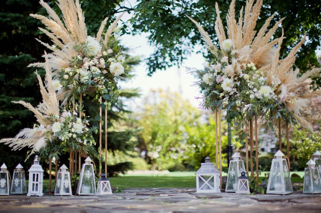 Pampas Grass Party Decor