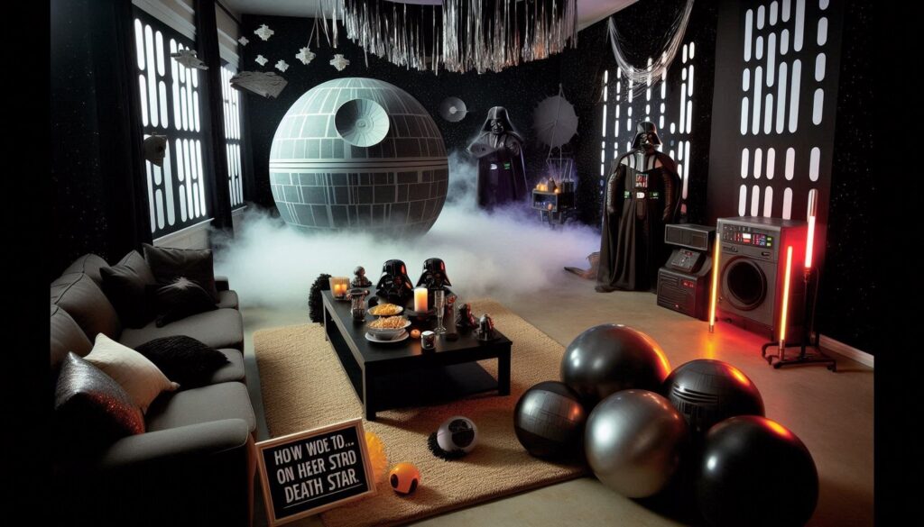 Darth Vader Star Wars Party Decor idea