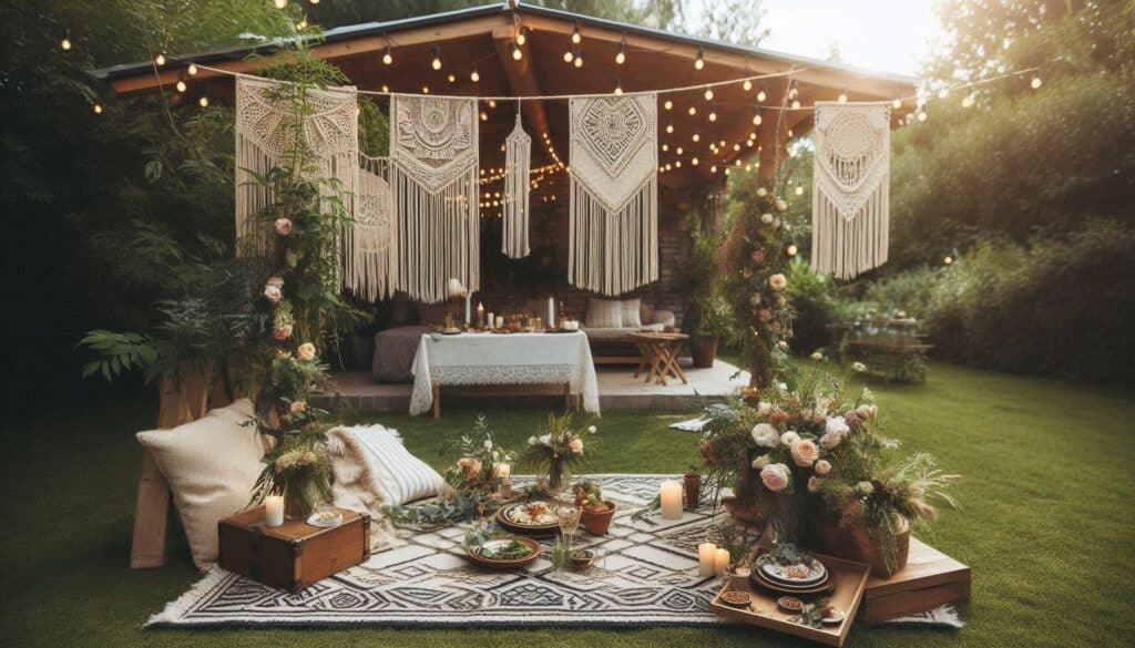 Dreamy Backyard Boho Wedding