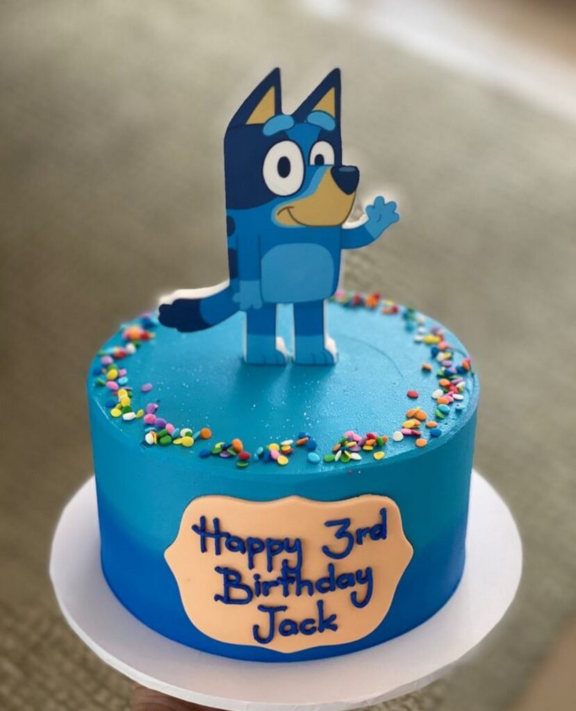 Bluey Birthday Cake