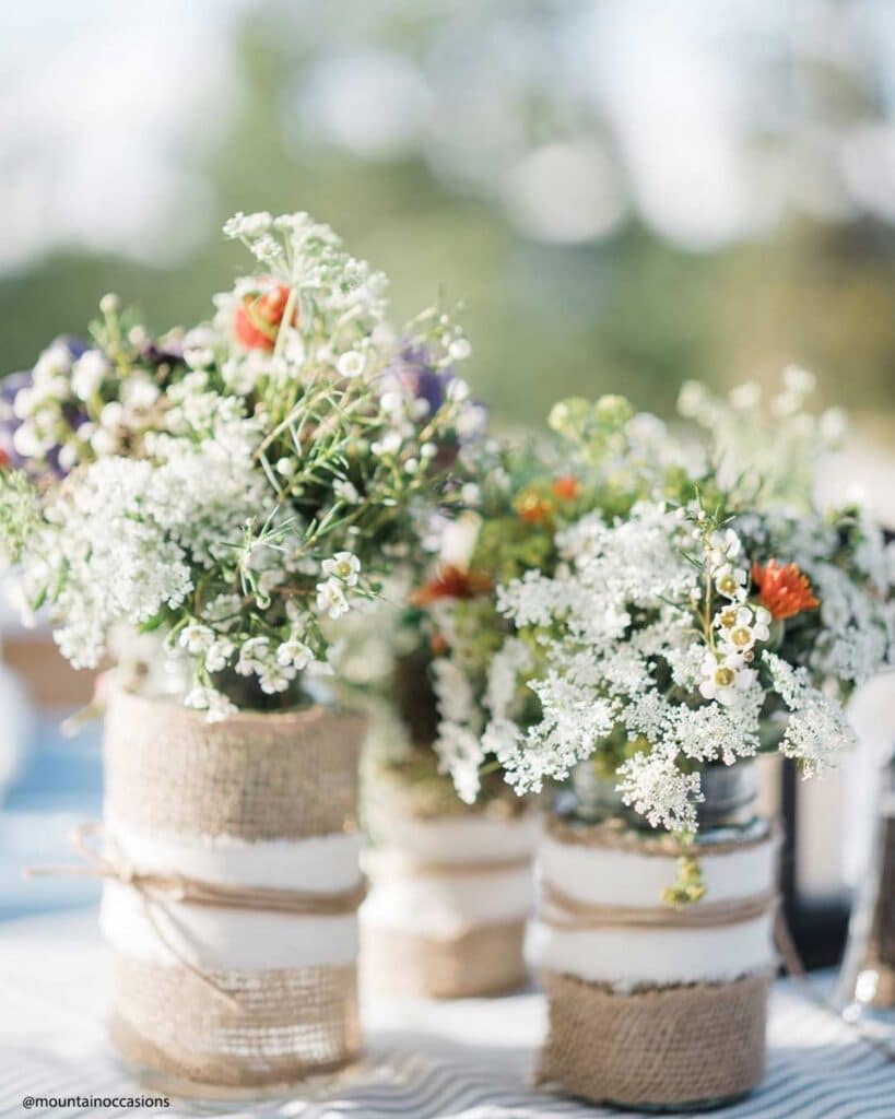 Aesthetic Mason Jar Centerpiece