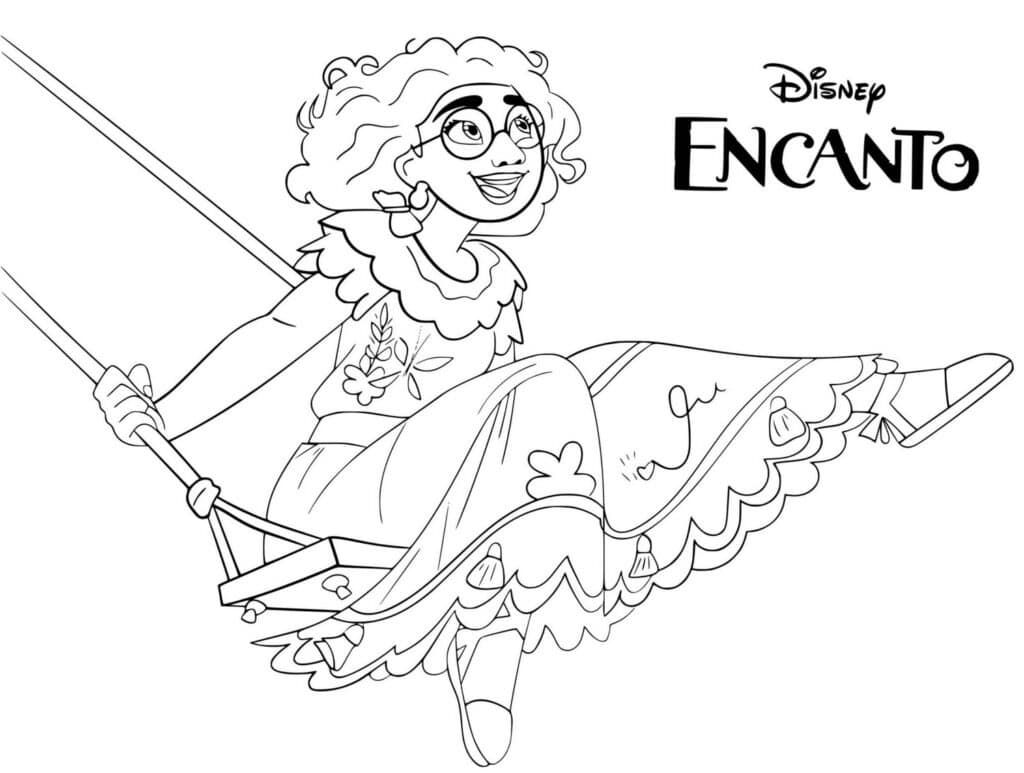 Disney Encanto Coloring Page Template