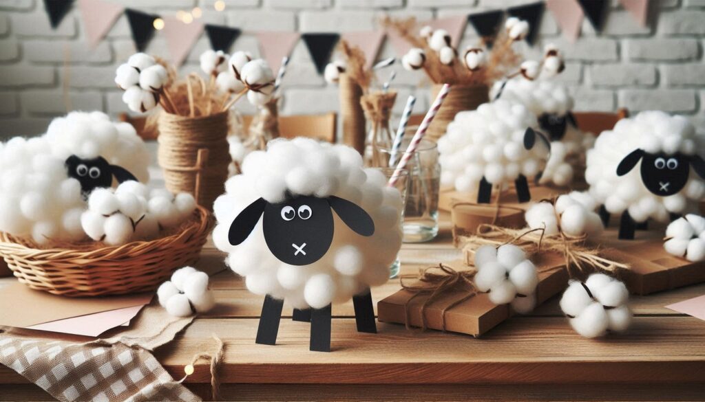 DIY Cotton Timmy Shaun the Sheep