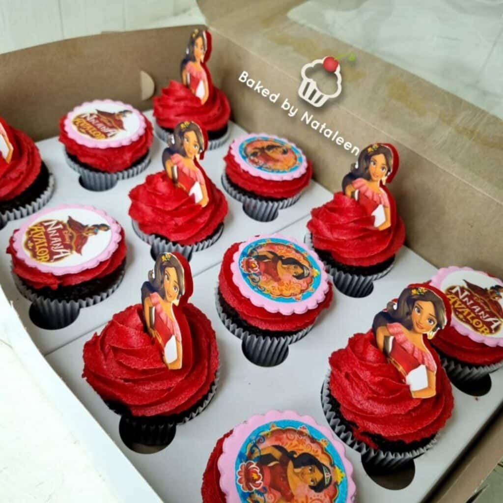 Elena of Avalor Themed Cupcake