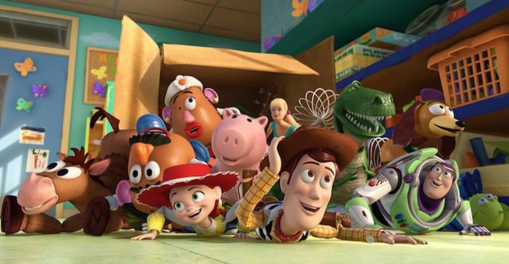 Toy Story Woody, Buzz and others