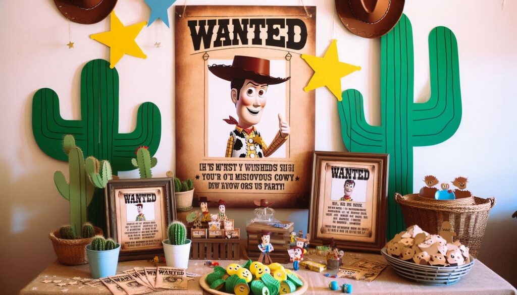 DIY Toy Story Woody Wanted Poster