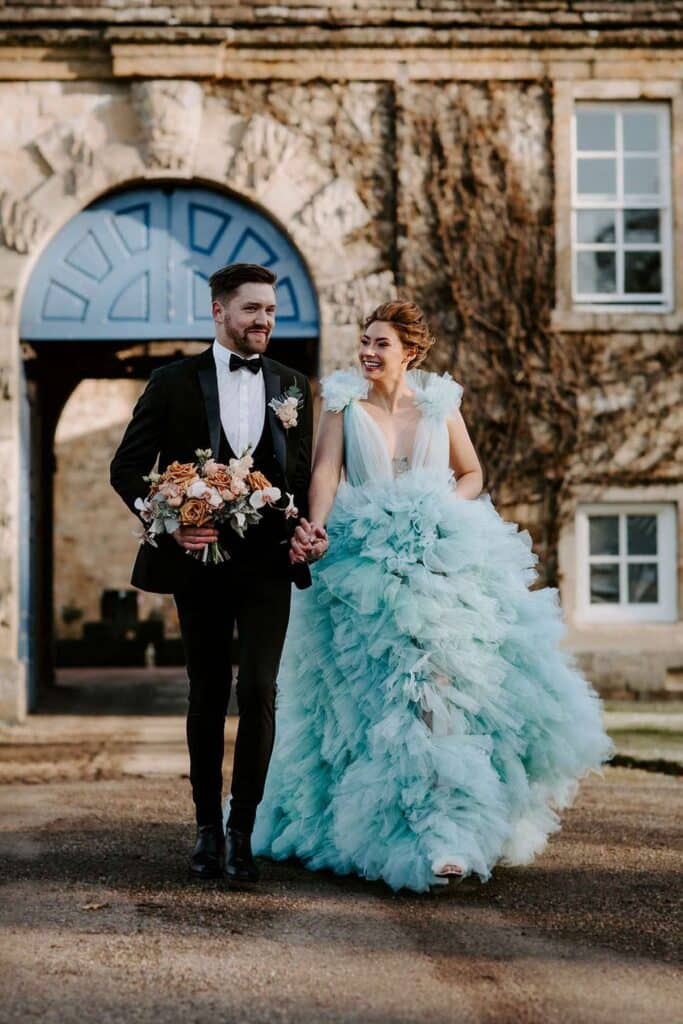 Light Blue Wedding Dress Inspiration