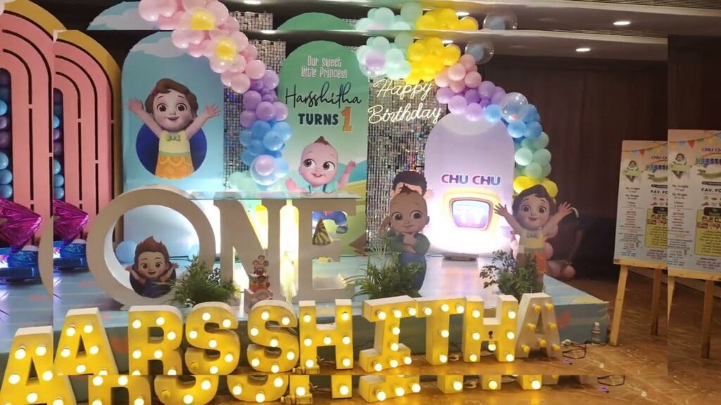 Chu Chu TV Birthday Party Decor