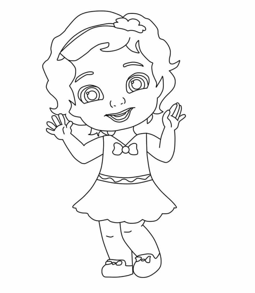 Chuchu TV Coloring Page Template