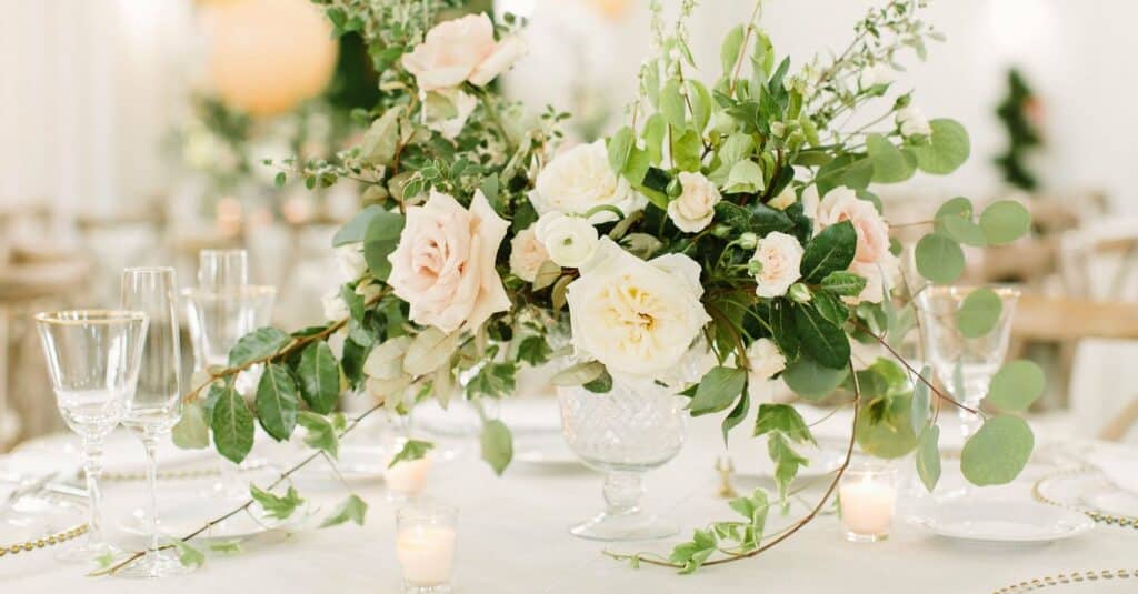 Bohemian Floral and Greenery Centerpiece