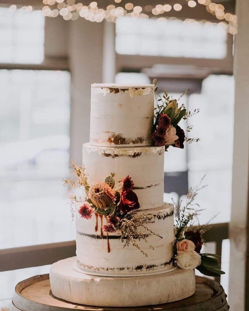 Beautiful Rustic & Boho Wedding Cakes