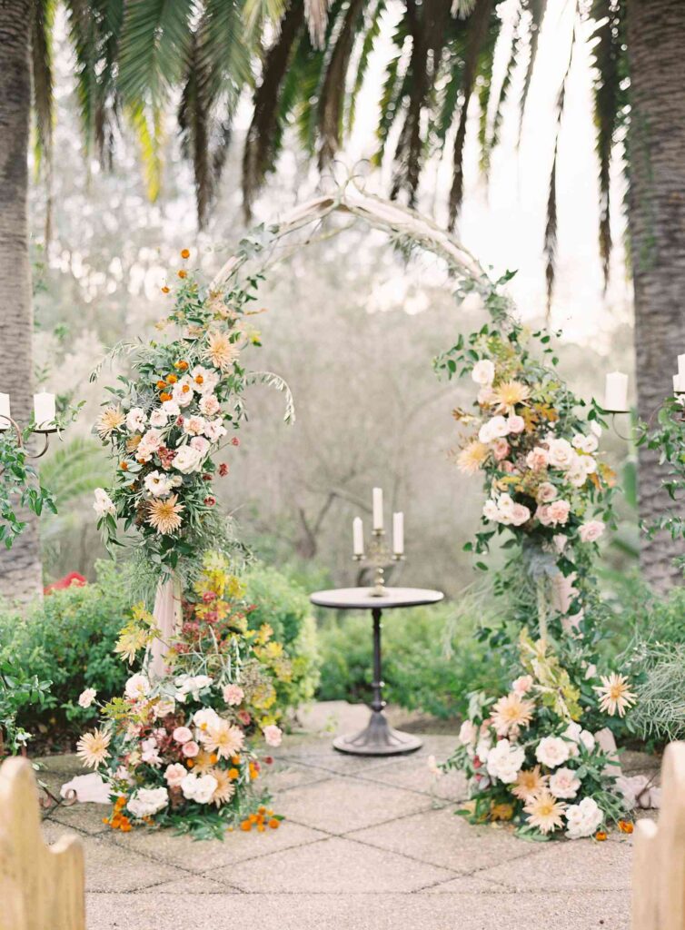 Gorgeous Floral Wedding Arch