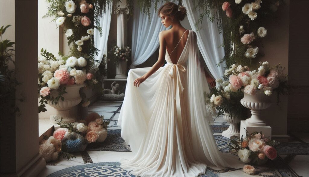 Gorgeous Greek Inspired Wedding Dress