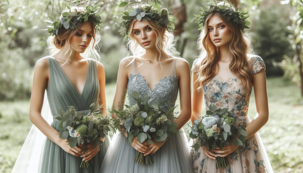 Bridesmaid Dresses with a Fresh, Floral Twist