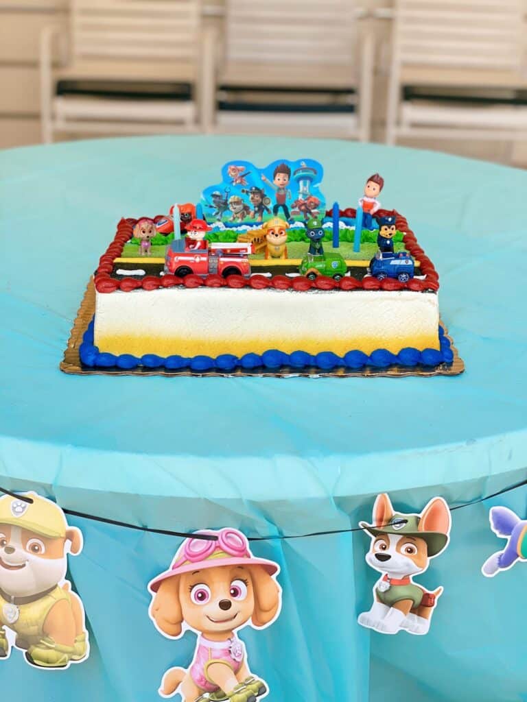 PAW Patrol Birthday Sheet Cake