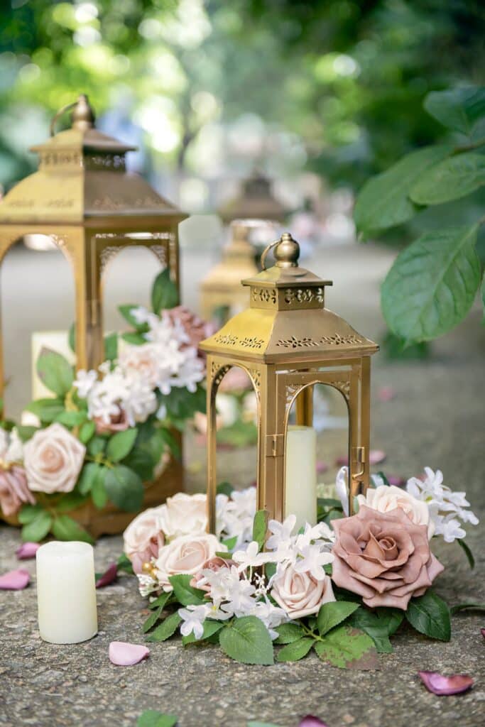 Lantern Floral Arrangement