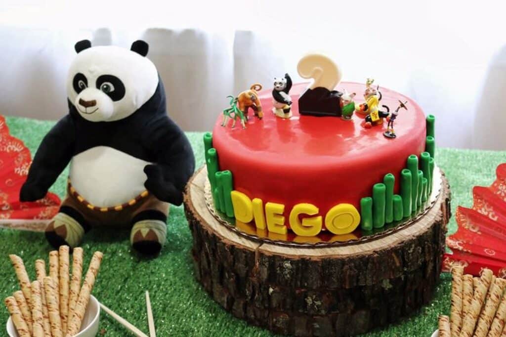 Kung Fu Panda Birthday Party cake