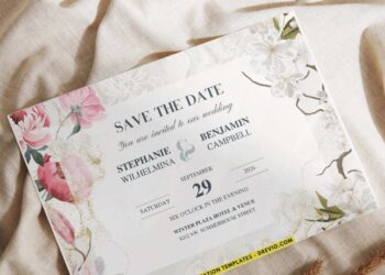 Dreamy Lush Garden Wedding Invitation