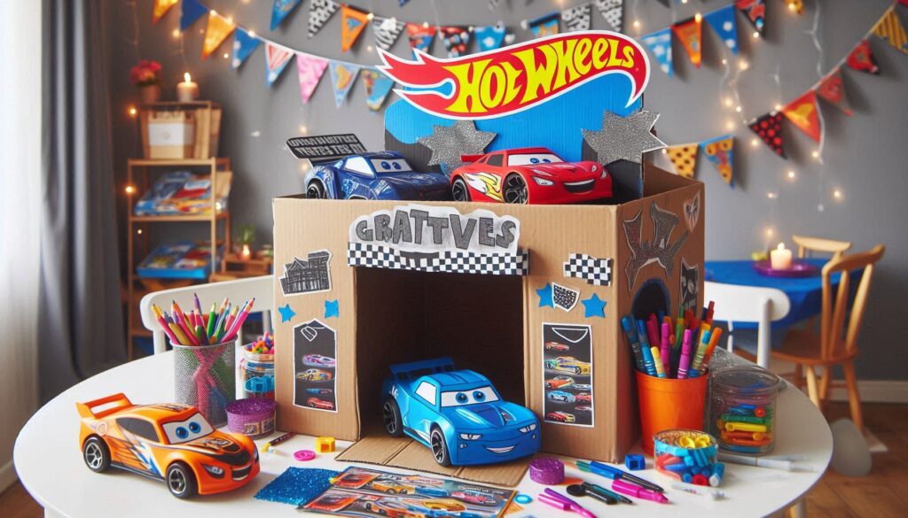 Cardboard Car Garage