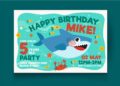 Baby Shark Invitations (Credit: freepik)