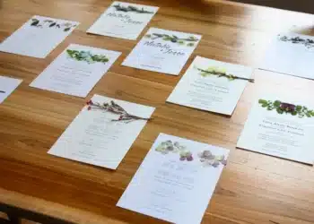 Floral Invitations (Credit: thebudgetsavvybride)