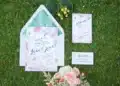 Wedding Invitations for Garden Wedding Party (Credit: kateaspen)