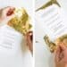 Gold Party Invitations (Credit: pipkinpapercompany)