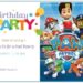 PAW Patrol Birthday Invitations (Credit: pinterest)