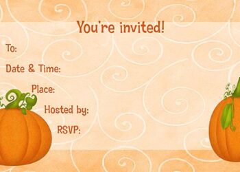 Pumpkin Invitations (Credit: pinterest)