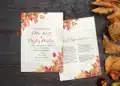 Autumn Invitation Card Templates (Credit: taverncreative)