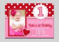 1st Birthday Invitations Girl (Credit: pinterest)