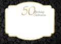 50th Birthday Party Invitations (Credit: drevio)