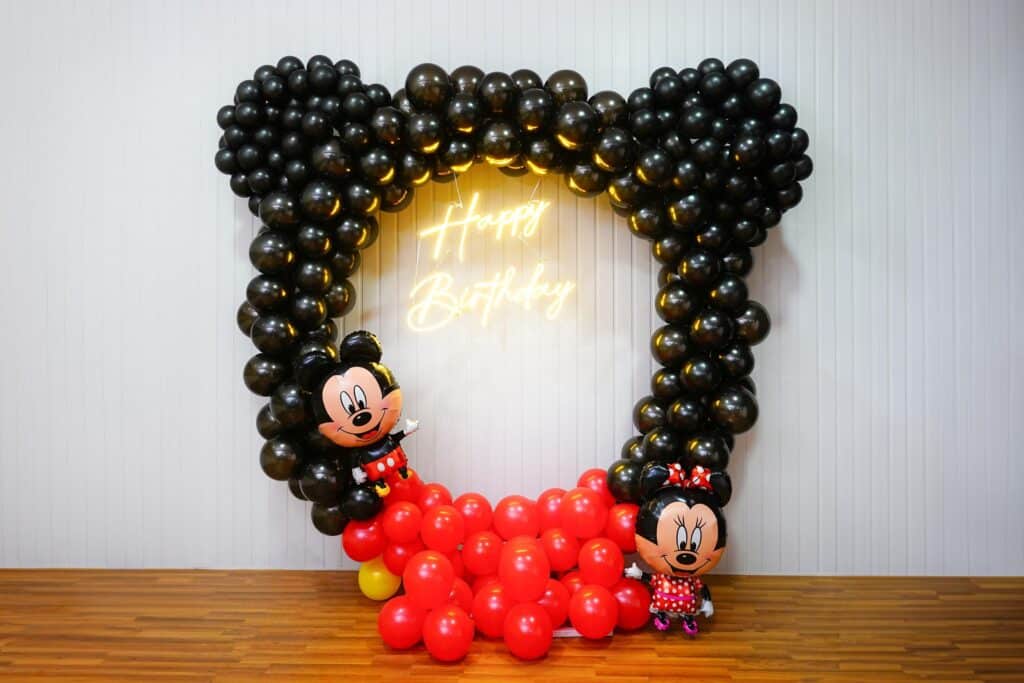 Mickey Mouse Ears Balloon Arch