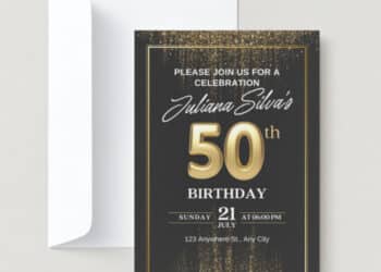 Adult Birthday Invitations (Credit: canva)