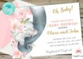 Baby Elephant Invitations (Credit: pinterest)