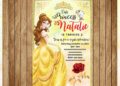 Belle Birthday Invitation (Credit: pinterest)