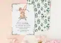 Bunny Birthday Invitations (Credit: genwooshop)