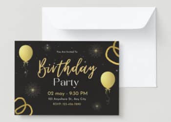 Customized Birthday Invitations (Credit: canva)